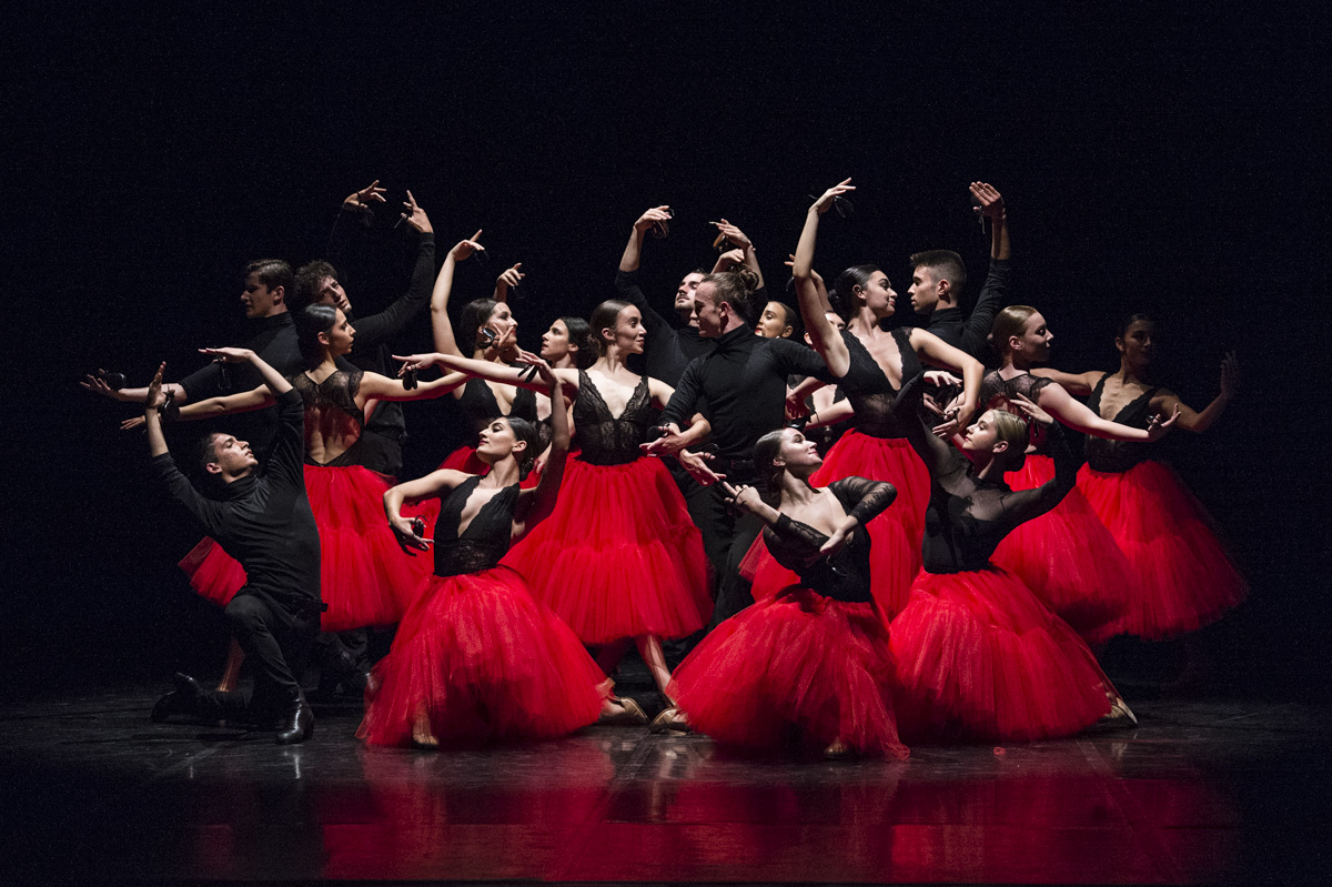 Assaig general de les pràctiques escèniques del departament de dansa española del Conservatori Professional de dansa al Teatre Ovidi Montllor el 26 de maig de 2021 a Barcelona. (Foto Jordi Vidal)