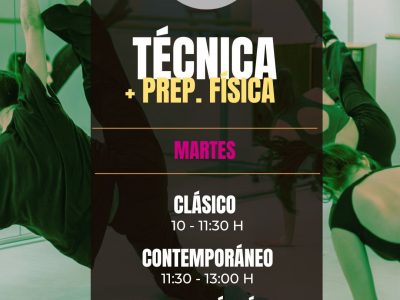TÉCNICA Y PREPARACION FÍSICA para bailarines